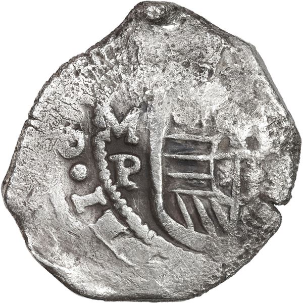 MEXICO, Mexico City, cob 8 reales, Philip IV, assayer P.