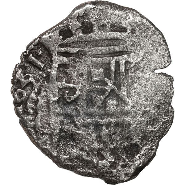 MEXICO, Mexico City, cob 4 reales, 1631 (D), very rare.