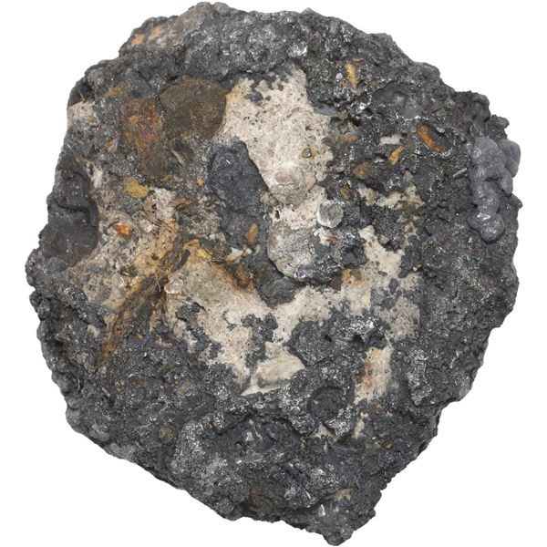 SPANISH COLONIAL, mint uncertain, cob 4 reales "biscuit," oxidized and encrusted (as found).