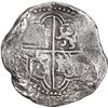 Image 2 : BOLIVIA, Potosí, cob 8 reales, Philip III, assayer Q/C, rare.