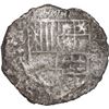 Image 1 : BOLIVIA, Potosí, cob 8 reales, 162_ (no final digit), assayer T, quadrants of cross and upper half o