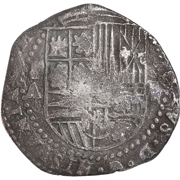 BOLIVIA, Potosí, cob 2 reales, Philip II, assayer A, ex-Christensen.