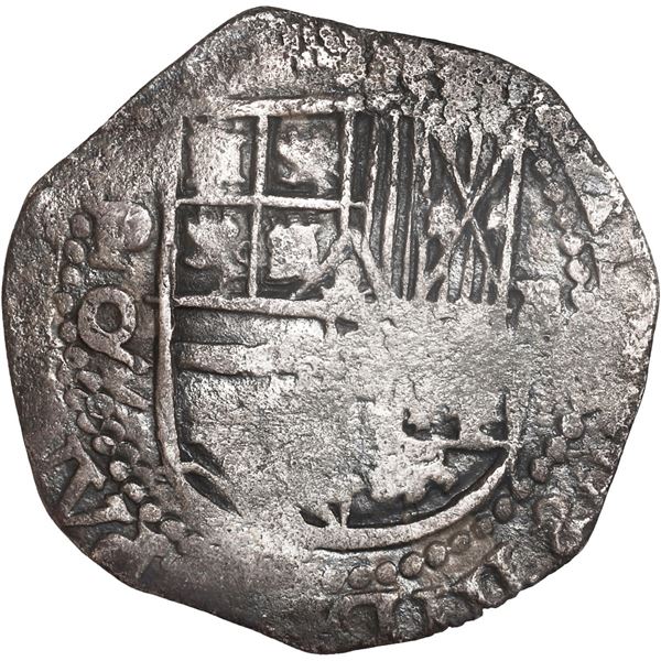 BOLIVIA, Potosí, cob 2 reales, Philip III, assayer Q, ex-Christensen.