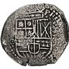Image 1 : BOLIVIA, Potosí, cob 8 reales, 1650 (Spanish 5) O, with crowned-L countermark on cross, NGC VF detai