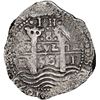 Image 1 : BOLIVIA, Potosí, cob 8 reales, 1653 E, •PH• at top, PCGS VF details / saltwater da