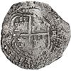 Image 2 : BOLIVIA, Potosí, cob 8 reales, 1653 E, •PH• at top, PCGS VF details / saltwater da