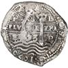 Image 1 : BOLIVIA, Potosí, cob 8 reales, 1653 E, •PH• at top, •pomegranate[x=#8226/