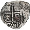 Image 2 : BOLIVIA, Potosí, cob 1 real, 1653/2 E, 1-PH-6 at top, • below cross, rare, NGC VF details /