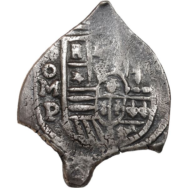 MEXICO, Mexico City, cob 4 reales, Philip IV, assayer P, very neat shape.
