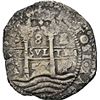 Image 1 : BOLIVIA, Potosí, cob 8 reales, 1657 E, •pomegranate• at top on both sides, NGC XF 