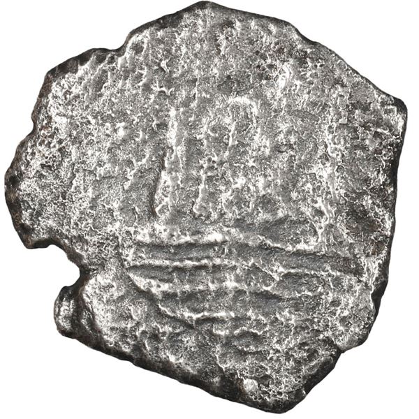 PERU, Lima, cob 1 real, 1659 (V), "Star of Lima" type, rare.