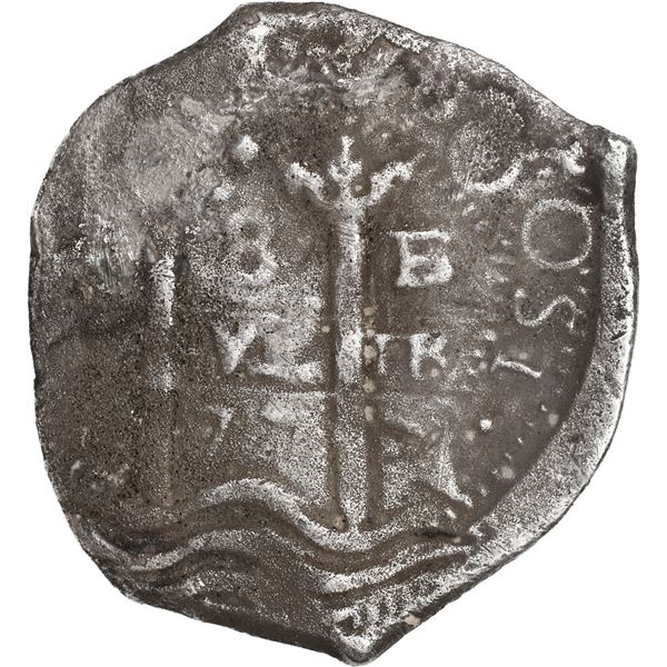 BOLIVIA, Potosí, cob 8 reales, 1677 E.