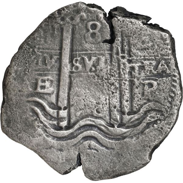 BOLIVIA, Potosí, cob 8 reales, 1678 E.