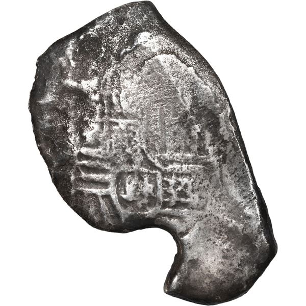 MEXICO, Mexico City, cob 8 reales, Charles II, assayer not visible, neat shape.