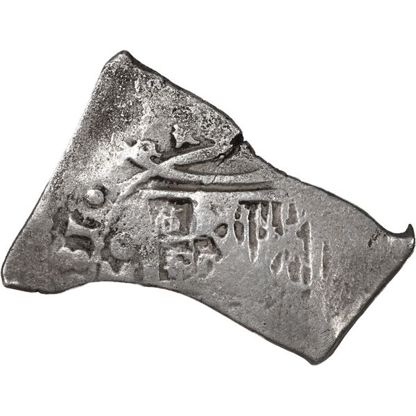 MEXICO, Mexico City, cob 4 reales, 1681 (L), neat shape, rare.