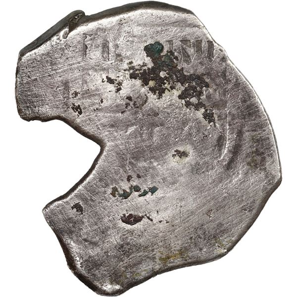 MEXICO, Mexico City, cob 4 reales, Charles II, assayer not visible, neat shape.