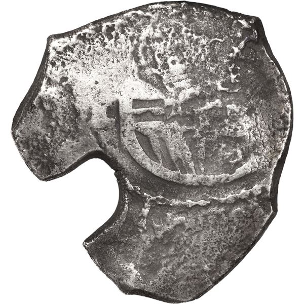 MEXICO, Mexico City, cob 4 reales, Charles II, assayer not visible, neat shape.