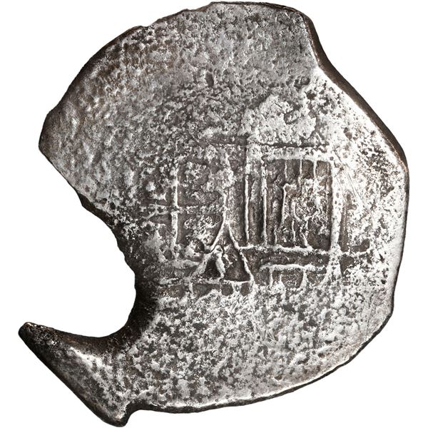 MEXICO, Mexico City, cob 4 reales, Charles II, assayer not visible, neat shape.