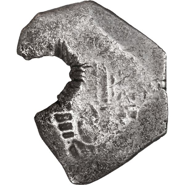 MEXICO, Mexico City, cob 4 reales, Charles II, assayer not visible, neat shape.