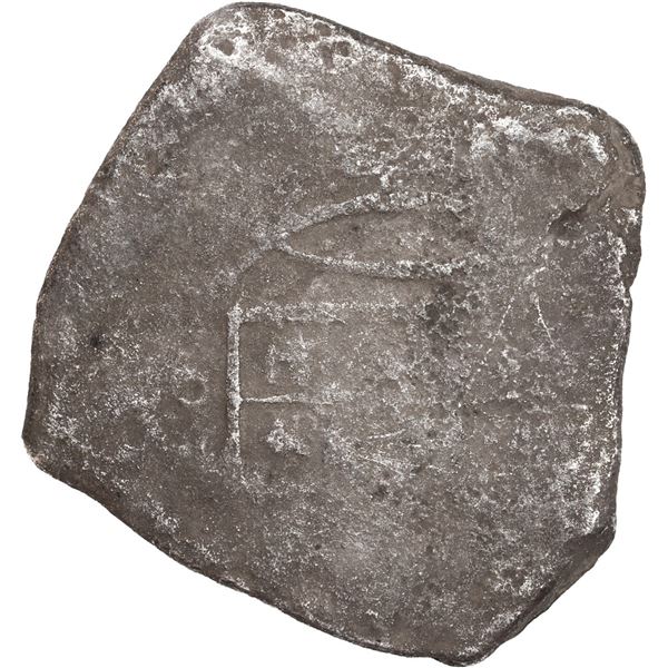 MEXICO, Mexico City, cob 8 reales, Charles II, assayer not visible.