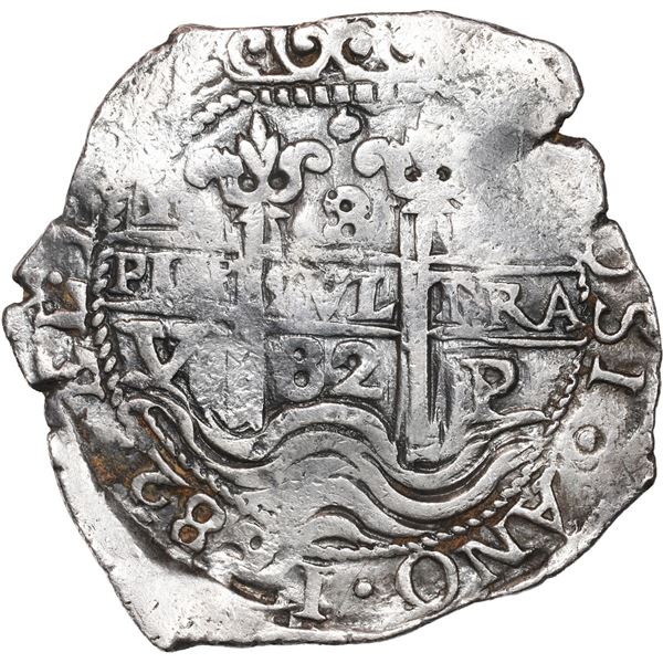 BOLIVIA, Potosí, cob 8 reales, 1682 V.
