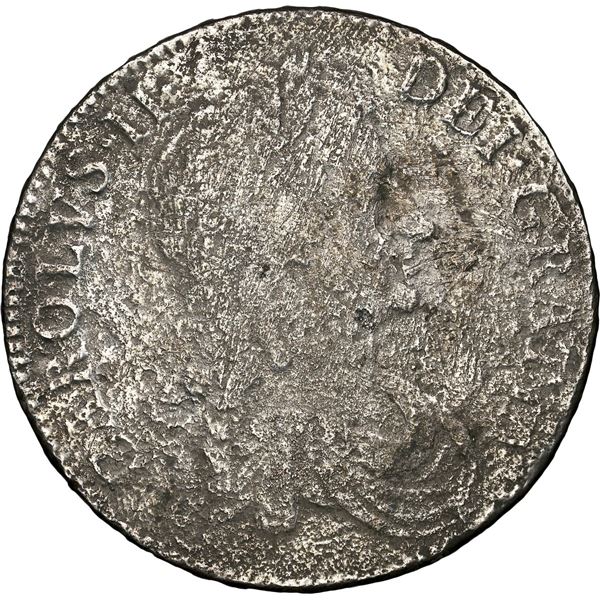 GREAT BRITAIN, London, England, crown, Charles II, 1671, third bust, TERTIO on edge, NGC Sea Salvage
