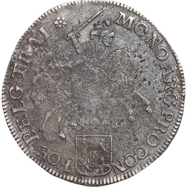 NETHERLANDS (United), Utrecht, "rider" ducatoon, 1711.