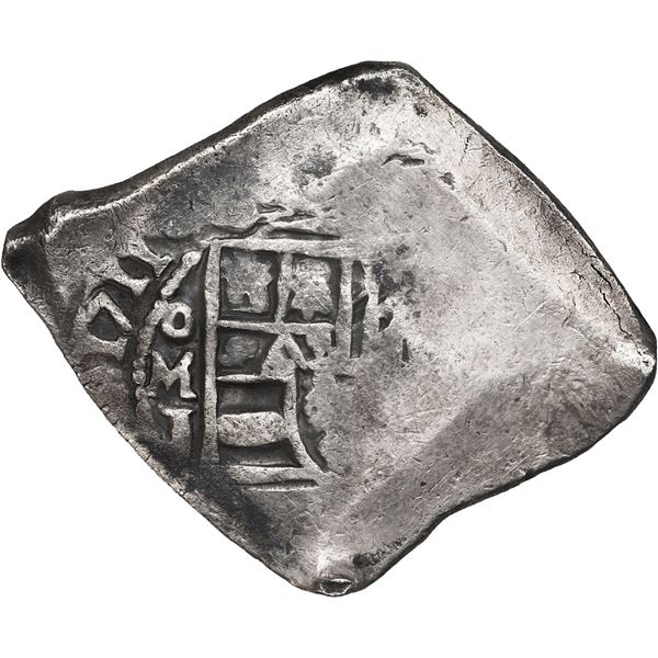 MEXICO, Mexico City, cob 8 reales, 1711 J.