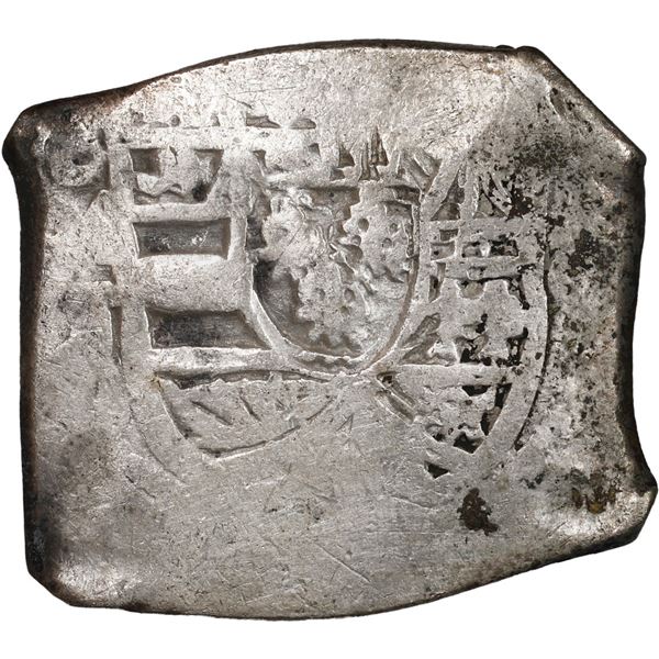 MEXICO, Mexico City, cob 8 reales, (1705-12) J, ex-Real Eight.