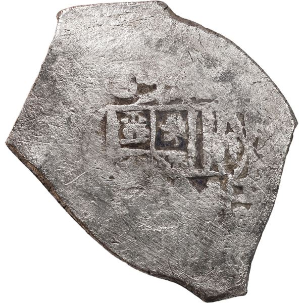 MEXICO, Mexico City, cob 8 reales, (1705-12) (J), ex-Bruce Ward.