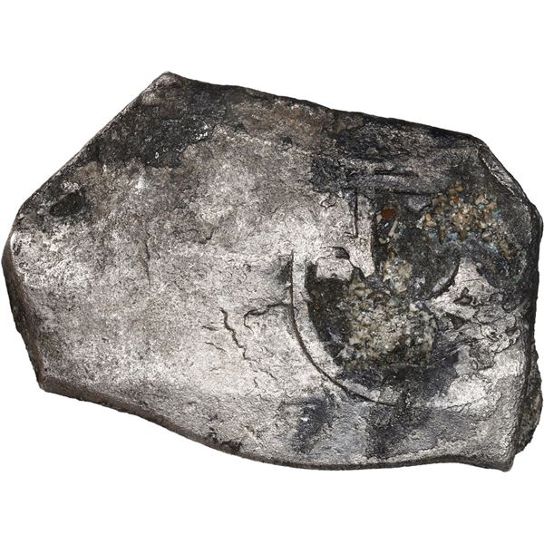 MEXICO, Mexico City, cob 8 reales, (1714-15) (J), new-style shield and cross, ex-Real Eight.