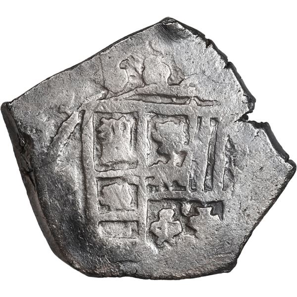 MEXICO, Mexico City, cob 2 reales, 1713 (J).