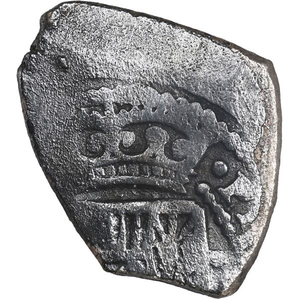 MEXICO, Mexico City, cob 2 reales, (1714-15) (J), new-style shield and cross.