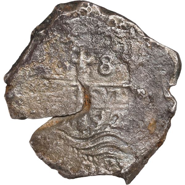 BOLIVIA, Potosí, cob 8 reales, 1692 (VR).