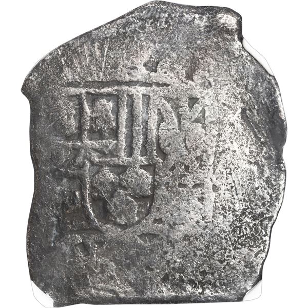 MEXICO, Mexico City, cob 4 reales, (1705-12) (J), NGC Sea Salvaged (Shipwreck Blue Label).
