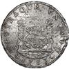 Image 2 : MEXICO, Mexico City, pillar 8 reales, Philip V, 1733/2 MF, small crown, very rare, ex-Eidel.