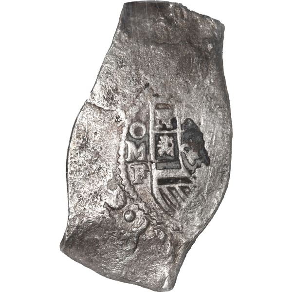 MEXICO, Mexico City, cob 8 reales, 1732 F, NGC Genuine / Vliegenthart.