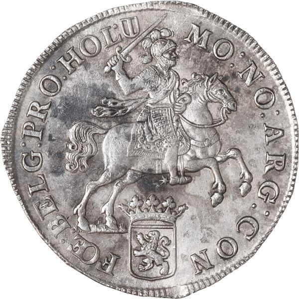 NETHERLANDS (United), Holland, "rider" ducatoon, 1734.