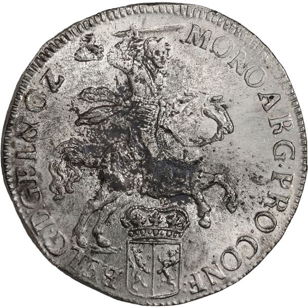 NETHERLANDS (United), Gelderland, "rider" ducatoon, 1734.