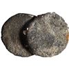 Image 2 : NETHERLANDS, mints uncertain, clump of two ducatoon "biscuits," dates not visible, encrusted as foun