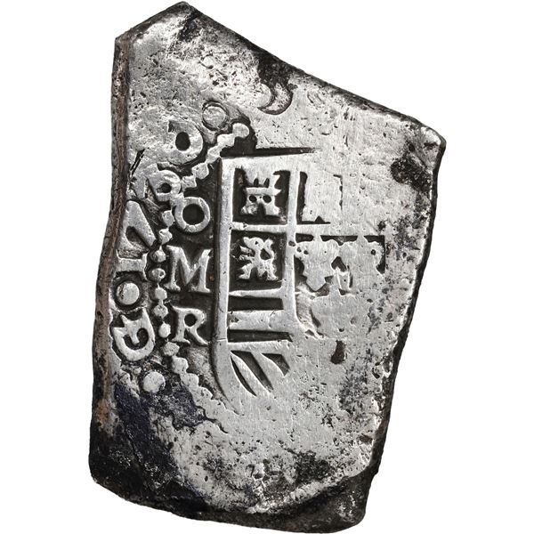 MEXICO, Mexico City, cob 8 reales, 1730 R.