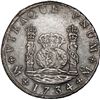 Image 1 : MEXICO, Mexico City, pillar 8 reales, Philip V, 1734 MF, /\ for A in VTRAQUE, very rare.