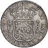 Image 2 : MEXICO, Mexico City, pillar 8 reales, Philip V, 1734 MF, /\ for A in VTRAQUE, very rare.