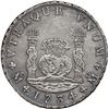 Image 1 : MEXICO, Mexico City, pillar 8 reales, Philip V, 1734 MF, ex-Jones.