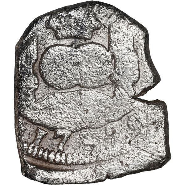 GUATEMALA, Guatemala City, cob 4 reales, 1735 J.