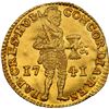 Image 1 : NETHERLANDS (United), Holland, gold ducat, 1741, unique from this wreck, NGC MS 61 (Shipwreck Blue L