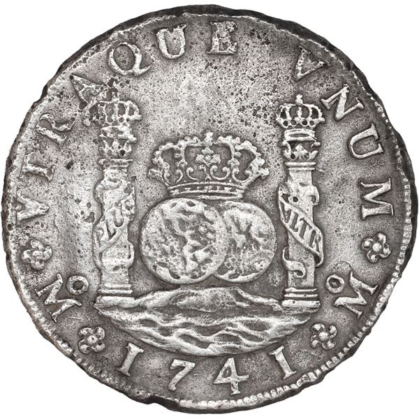 MEXICO, Mexico City, pillar 8 reales, Philip V, 1741 MF.