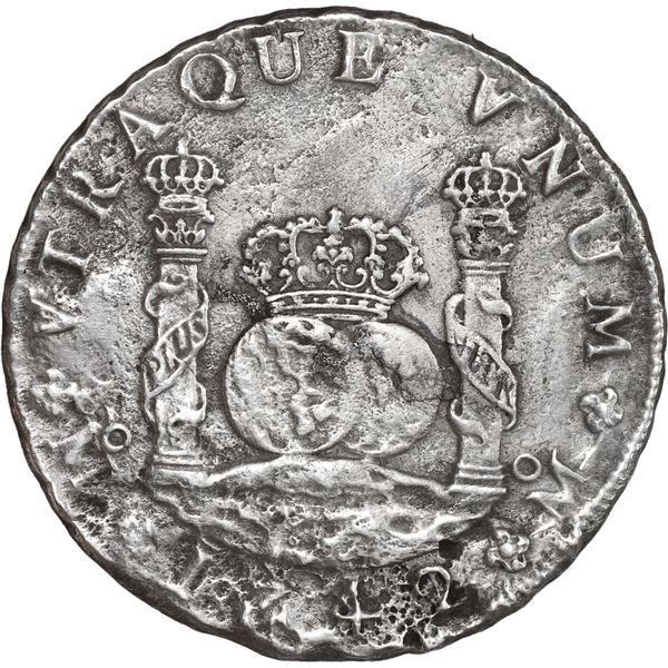 MEXICO, Mexico City, pillar 8 reales, Philip V, 1742/1 MF.