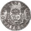 Image 1 : MEXICO, Mexico City, pillar 8 reales, Philip V, 1744 MF.