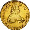 Image 1 : CHILE, Santiago, gold bust 8 escudos, Ferdinand VI, 1751 J, NGC AU details / cleaned / La Luz.